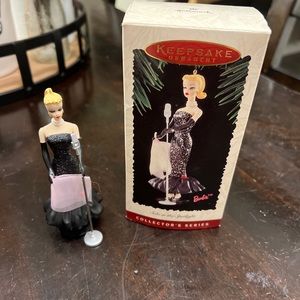 1995 Hallmark Keepsake Collector's "Barbie Solo in The Spotlight" Ornament #4.